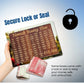 Wooden Umrah Saving Box | Premium Money Box with 210,000 Goal Tracker
